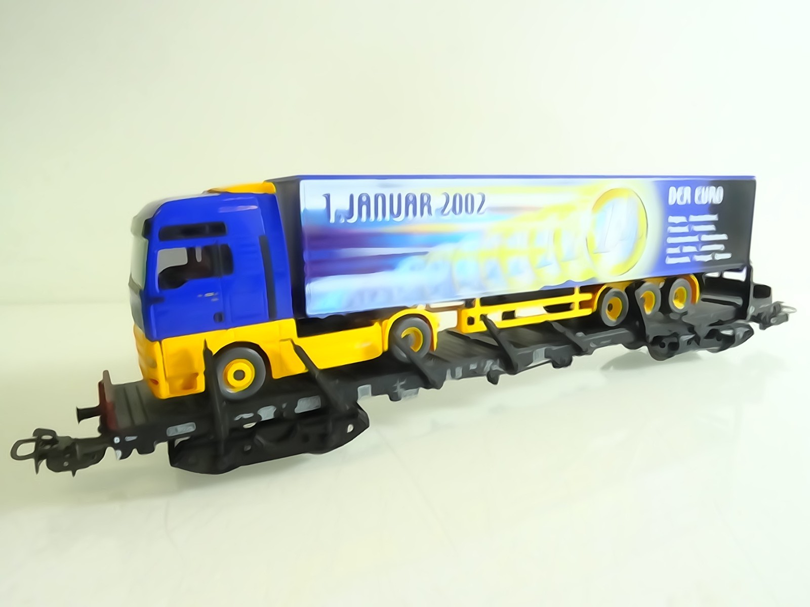 Märklin H0 4663 Rungenwagen mit MAN LKW RR2337 o.