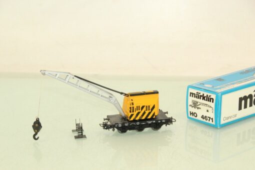 Märklin H0 4671 Kranwagen der DB in OVP LW3237