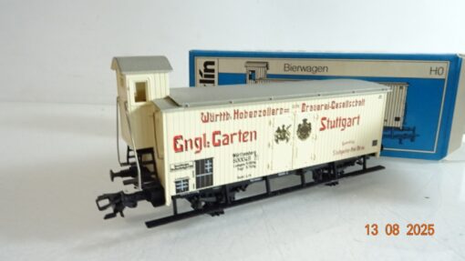 Märklin H0 4677 Bremserhauswagen Engl. Garten Stuttgart in OVP RR2885