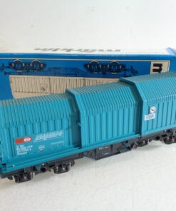 Märklin H0 4687 Drehgestellwagen mit Teleskophauben der SBB in OVP RR4100
