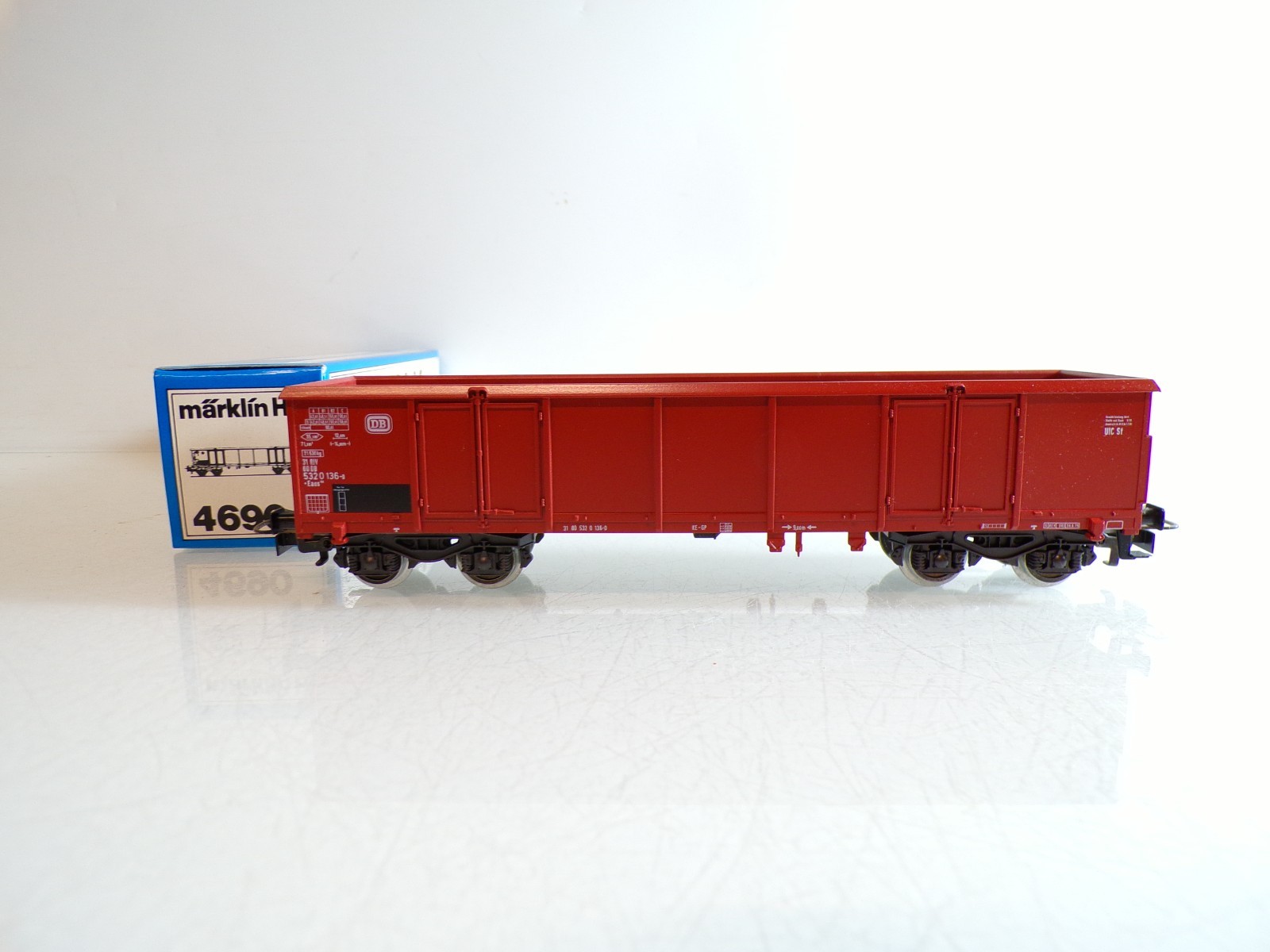 Märklin H0 4690 Hochbordwagen der DB in OVP BH1495