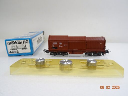 Märklin H0 4693 Teleskophaubenwagen mit Stahlrollen der DB in OVP PR5822