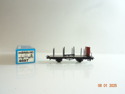 Märklin H0 4697 Drehschemelwagen mit Bremserhaus in OVP TF1253