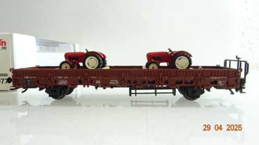 Märklin H0 46977 Rungenwagen mit zwei Porsche Traktoren der DB in OVP PR7287 – Bild 3
