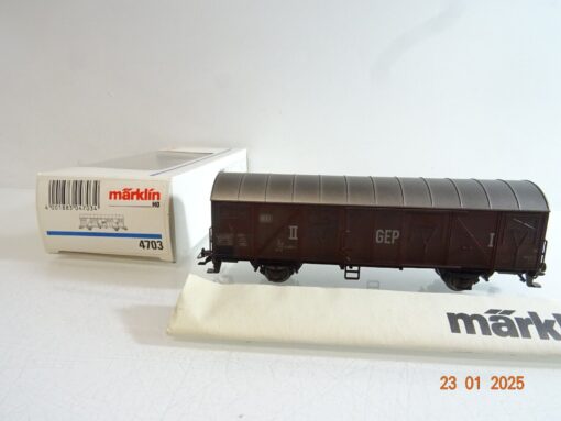 Märklin H0 4703 gedeckter Güterwagen GEP der DB in OVP PR5474