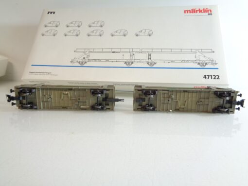 Märklin H0 47122 Doppel-Autotransportwagen ohne Autos in OVP BH530 – Bild 7
