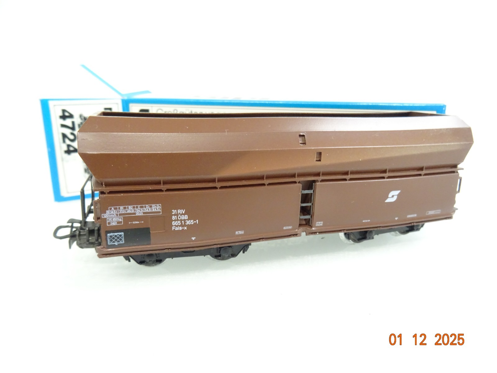 Märklin H0 4724 Großraumgüterwagen der DB in OVP RR5119 – Bild 3