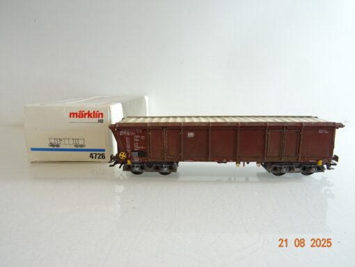Märklin H0 4726 Rolldachwagen der DB in OVP PR9701