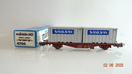 Märklin H0 4765 Containerwagen Volvo der DB  in OVP PR8176