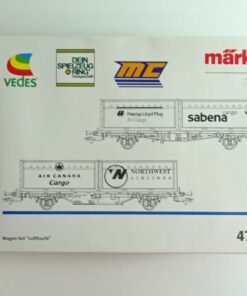 Märklin H0 47682 Wagen-Set Luftfracht Leerverpackung siehe Foto CK9431