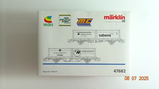 Märklin H0 47682 Wagen-Set Luftfracht Leerverpackung siehe Foto CK9431