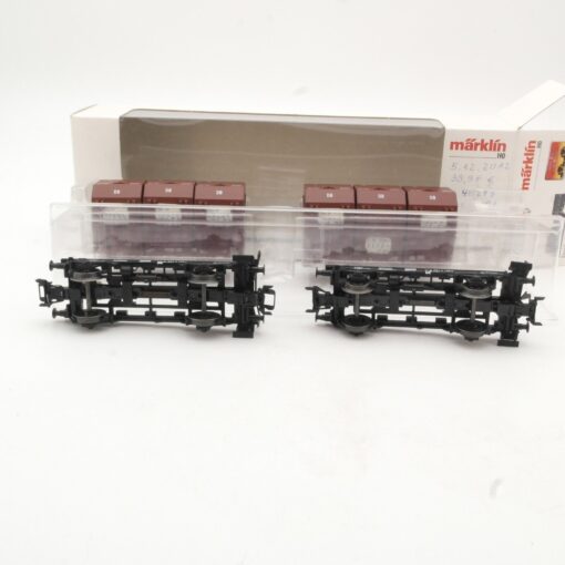 Märklin H0 48273 2er-Set Behälterwagen der DB in OVP QR7799 – Bild 3