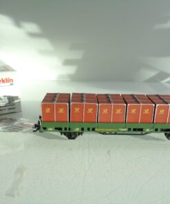 Märklin H0 48584 AC Paketbehälter-Tragwagen der DB in OVP F783