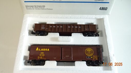 Märklin H0 4860 Güterwagen-Set Alaska 2 tlg. USA  in OVP PR8474