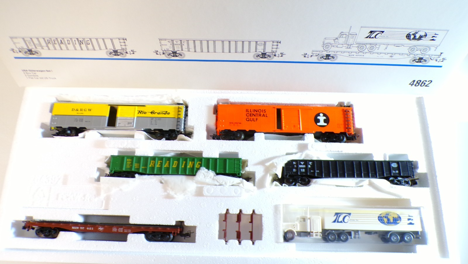Märklin H0 4862 US-Güterwagen-Set I in OVP BH1370