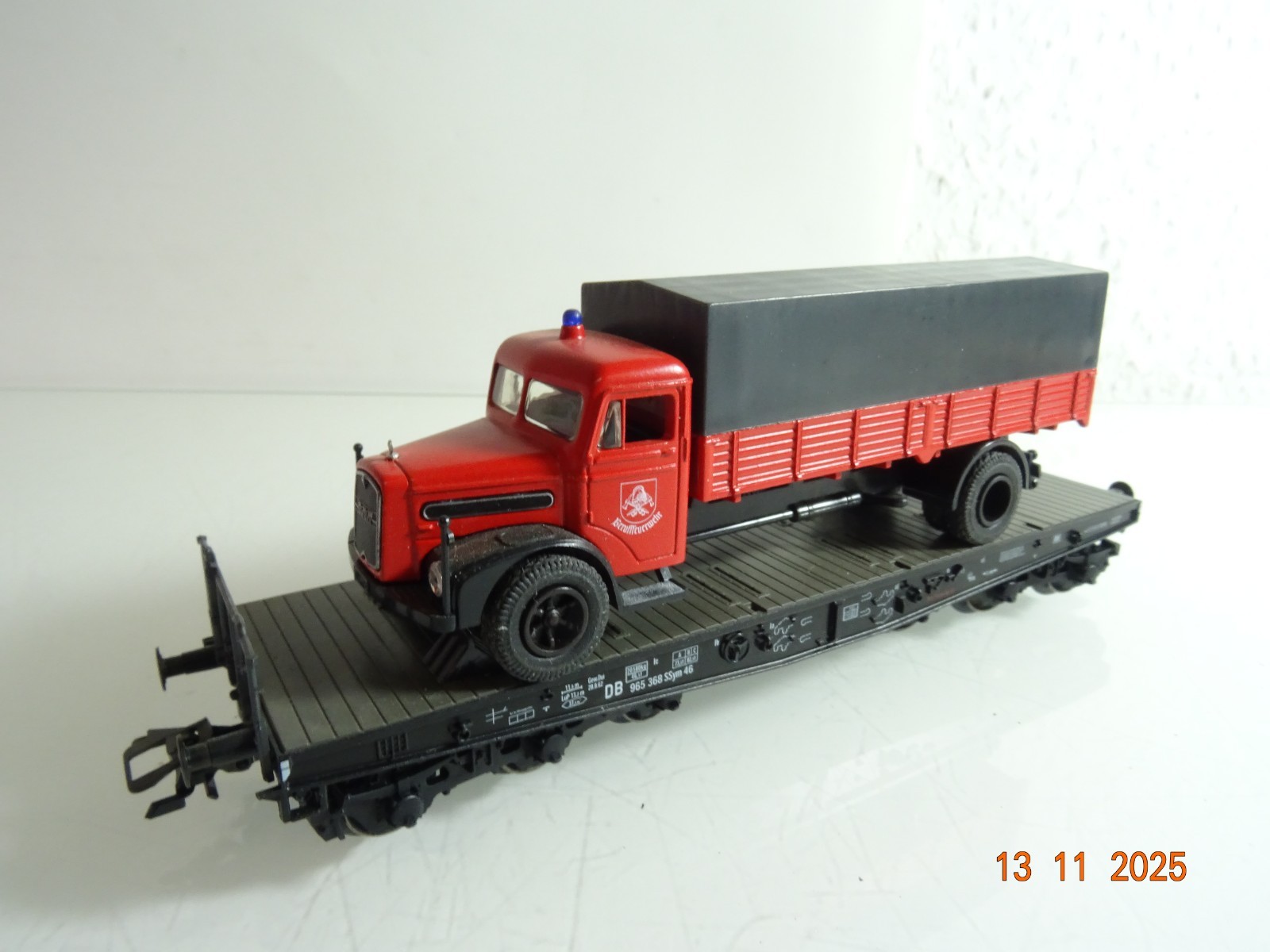 Märklin H0 48756 Flachwagen Mit Lkw-Ladung RR4618 o.