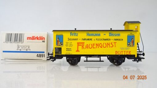 Märklin H0 4891 gedeckter Güterwagen Frauengunst Butter der DR in OVP PR8874