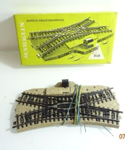 Märklin H0 5128 Doppelte Kreuzungsweiche siehe Foto in OVP CK5166