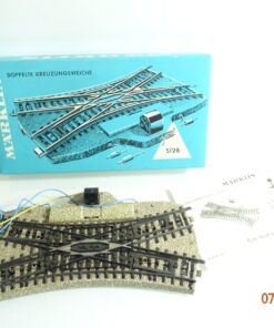 Märklin H0 5128 Doppelte Kreuzungsweiche siehe Foto in OVP CK5178