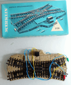 Märklin H0 5128 Doppelte Kreuzungsweiche siehe Foto in OVP PK2600