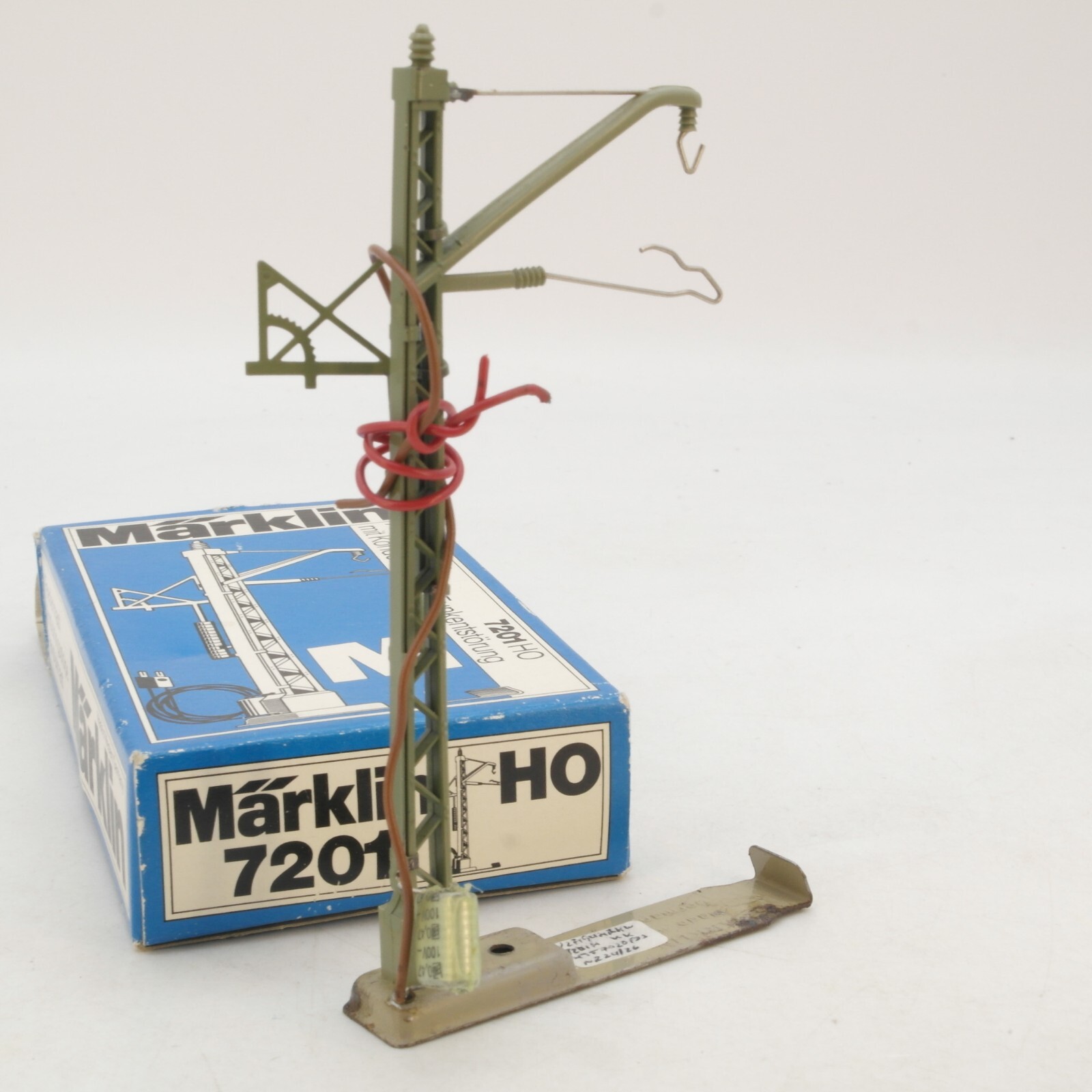 Märklin H0 7201 1 x Anschlussmast für Oberleitung in OVP RG4312 – Bild 3