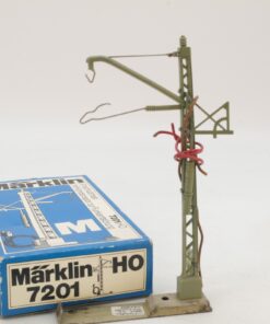 Märklin H0 7201 1 x Anschlussmast für Oberleitung in OVP RG4312