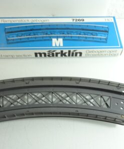 Märklin H0 7269 Rampenstück gebogen K-M-Gleis siehe Foto in OVP PK524