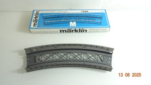 Märklin H0 7269 Rampenstück gebogen K-M-Gleis siehe Foto in OVP PK524