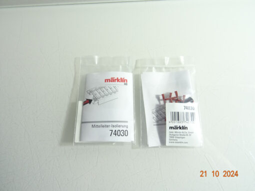 Märklin H0 74030 Mittelleiter Isolierung in OVP CK3469
