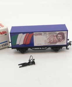 Märklin H0 8 4565 Containerwagen Italien Europa 1993 in OVP RA214