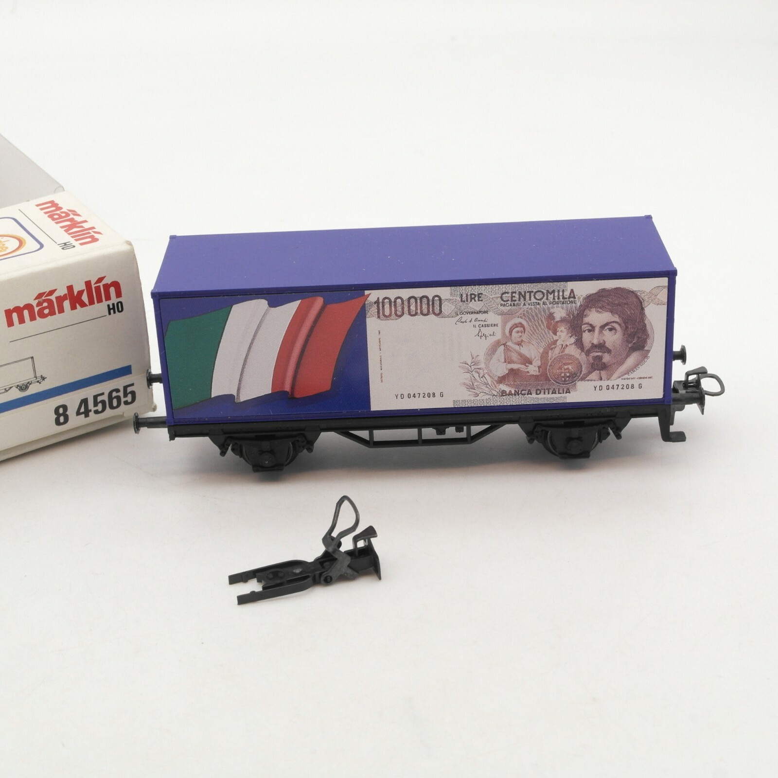 Märklin H0 8 4565 Containerwagen Italien Europa 1993 in OVP RA214