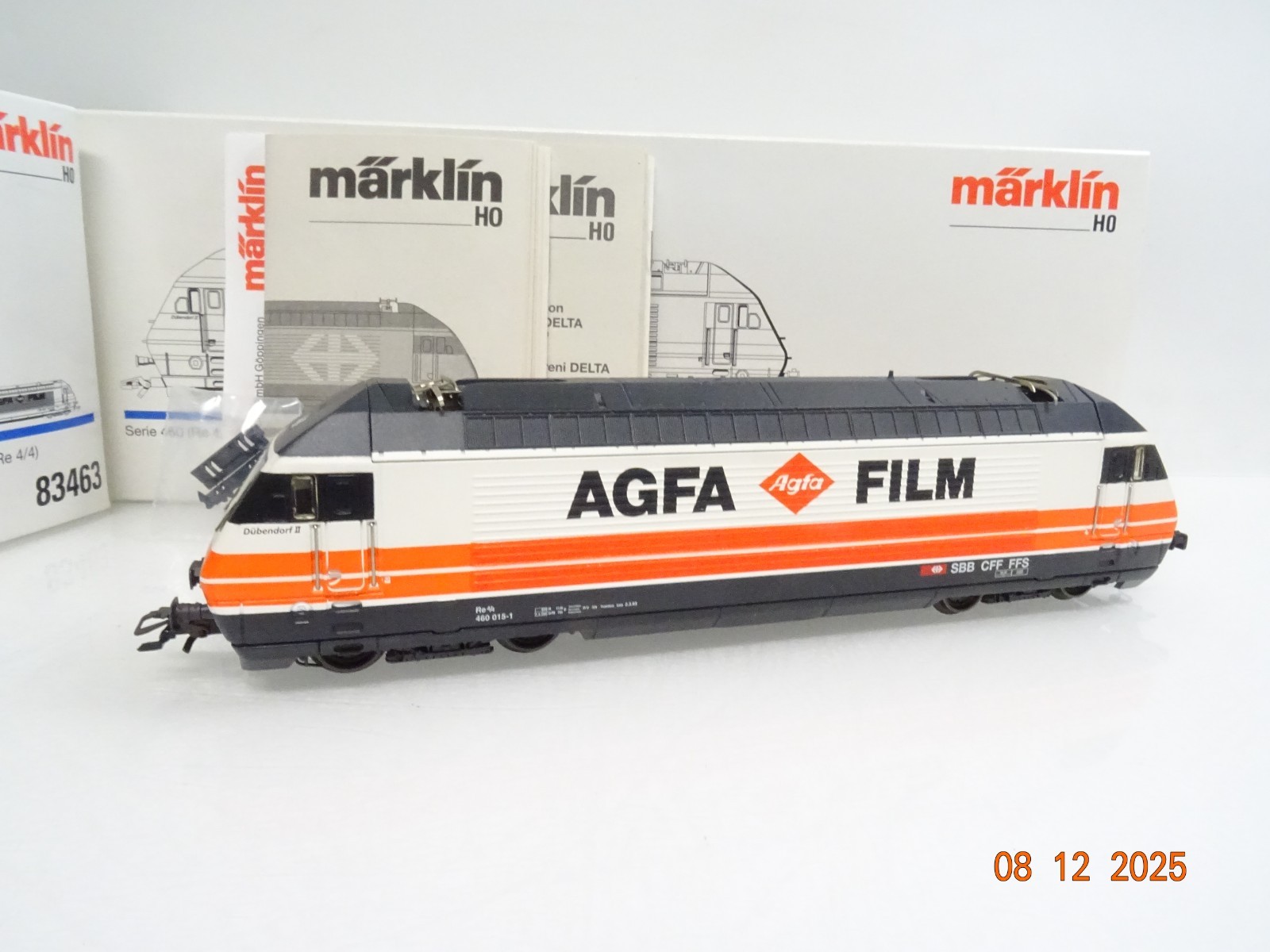 Märklin H0 83463 Schweiz E-Lok 460 011-5 der SBB Delta Digital in OVP JL4918