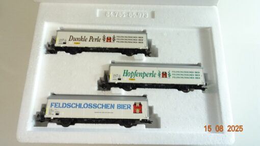 Märklin H0 84785 Feldschlösschen-Wagen-Set 3 tlg. der SBB  in OVP PR9576