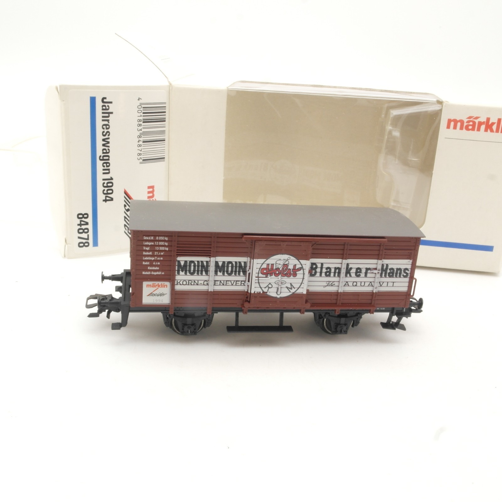 Märklin H0 84878 Insider Jahreswagen 1994 mit Abbruch in OVP RR5513