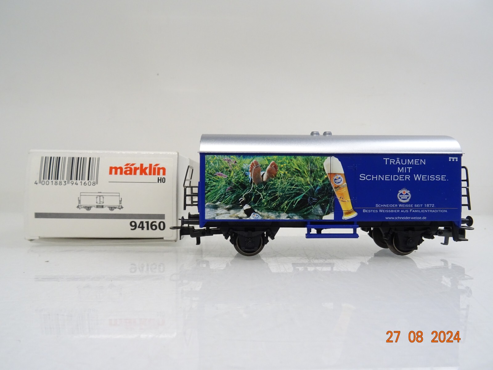 Märklin H0 94160 Kühlwagen Schneider Weiße der DB in OVP PR2284 – Bild 3