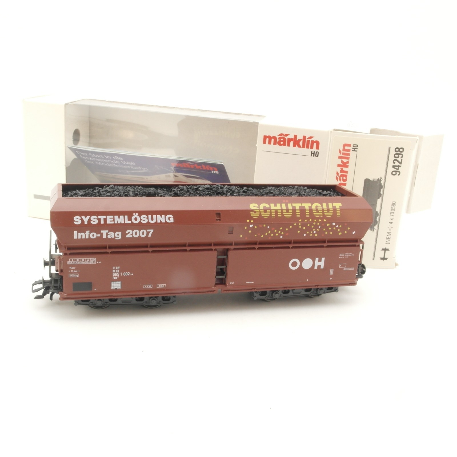 Märklin H0 94298 Selbstentladewagen Info Tage 2007 in OVP RR5511