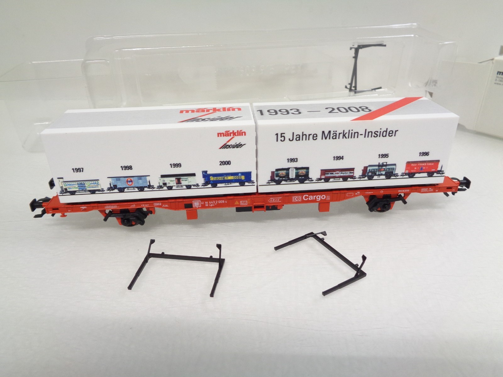 Märklin H0 94339 Containertragwagen der DB Cargo 15 Jahre Insider in OVP RR4828