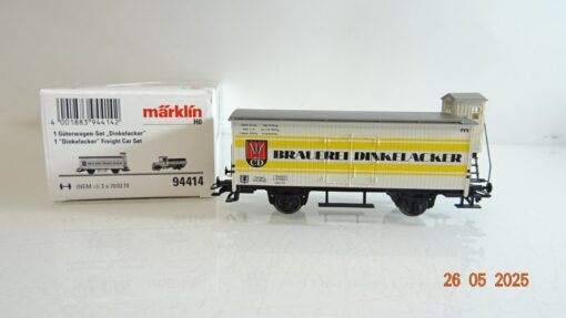 Märklin H0 94414 Kühlwagen Brauerei Dinkelacker ohne LKW  in OVP PR8053