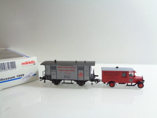 Märklin H0 AC Museumswagen 1999 Württembergiche Landessparkasse in OVP F728