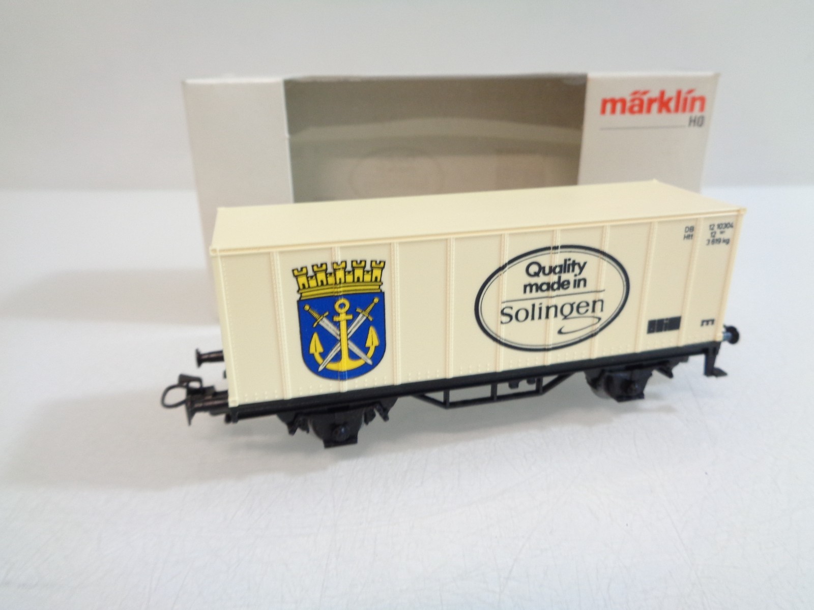 Märklin H0 Containerwagen Quality made in Solingen, siehe Foto in OVP RR5641