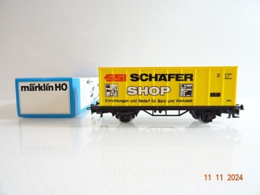 Märklin H0 Containerwagen SSI Schäfer Shop der DB in OVP PR3777