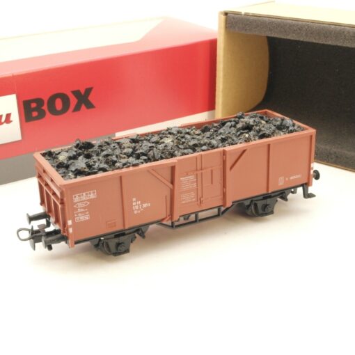 Märklin H0 Hochbordwagen 510 2 381-9 mit Ladung der DB in Au Box RG5201