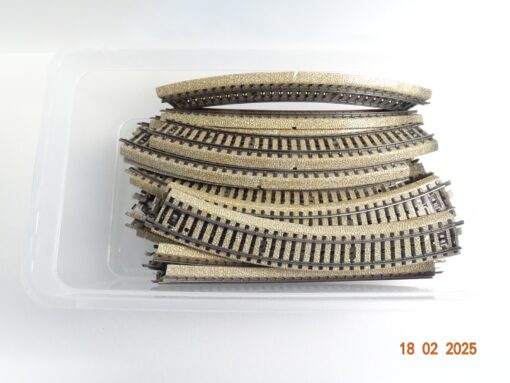 Märklin H0 Konvolut M-Gleis gebogen ca. 30tlg. siehe Foto CK6077 o.