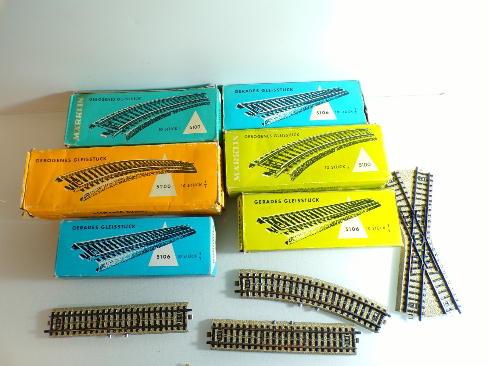 Märklin H0 Konvolut M-Gleis gebogen ca. 60 tlg. siehe Foto PK2595 o. – Bild 3