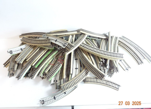 Märklin H0 Konvolut M-Gleise ca. 80tlg. siehe Foto CK7065 o.