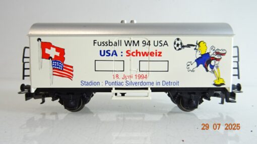 Märklin H0 Kühlwagen Fußball WM 94 USA USA : Schweiz PR9323 o. – Bild 3