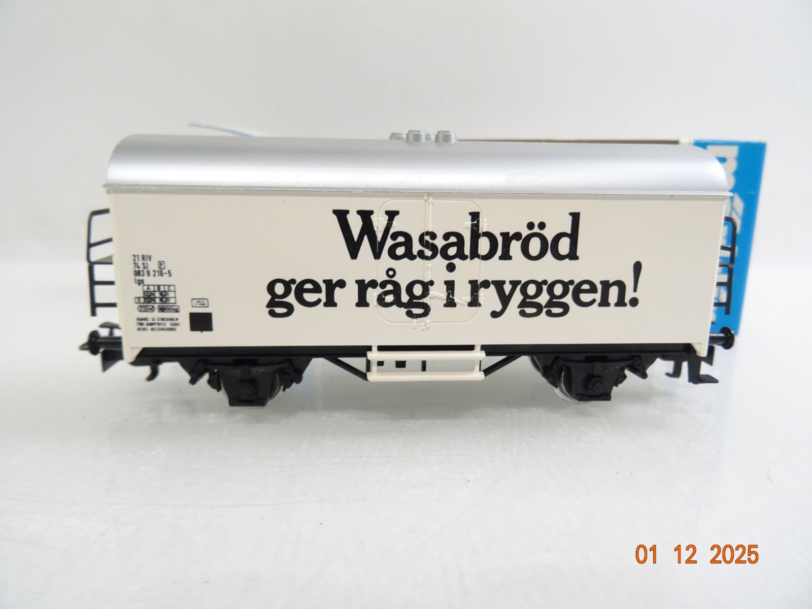 Märklin H0 Kühlwagen Wasabröd ger rag i ryggen der SJ in OVP RR5108 – Bild 3