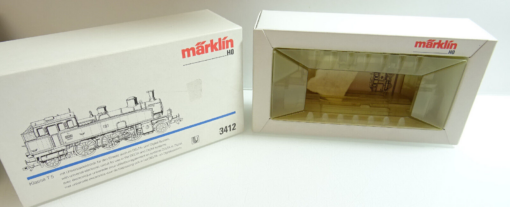 Märklin H0 LEERVERPACKUNG 3412 Dampflok klasse T5 Delta ,siehe Foto AR7114