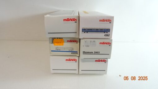 Märklin H0 Leerverpackung 6 Stück siehe Foto PK306