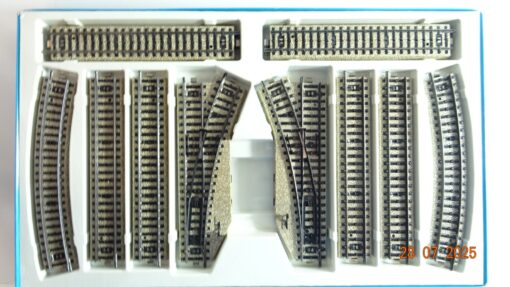 Märklin H0 M Gleis Set 5190 mit 2 Handweichen siehe Foto in OVP PK28 – Bild 3